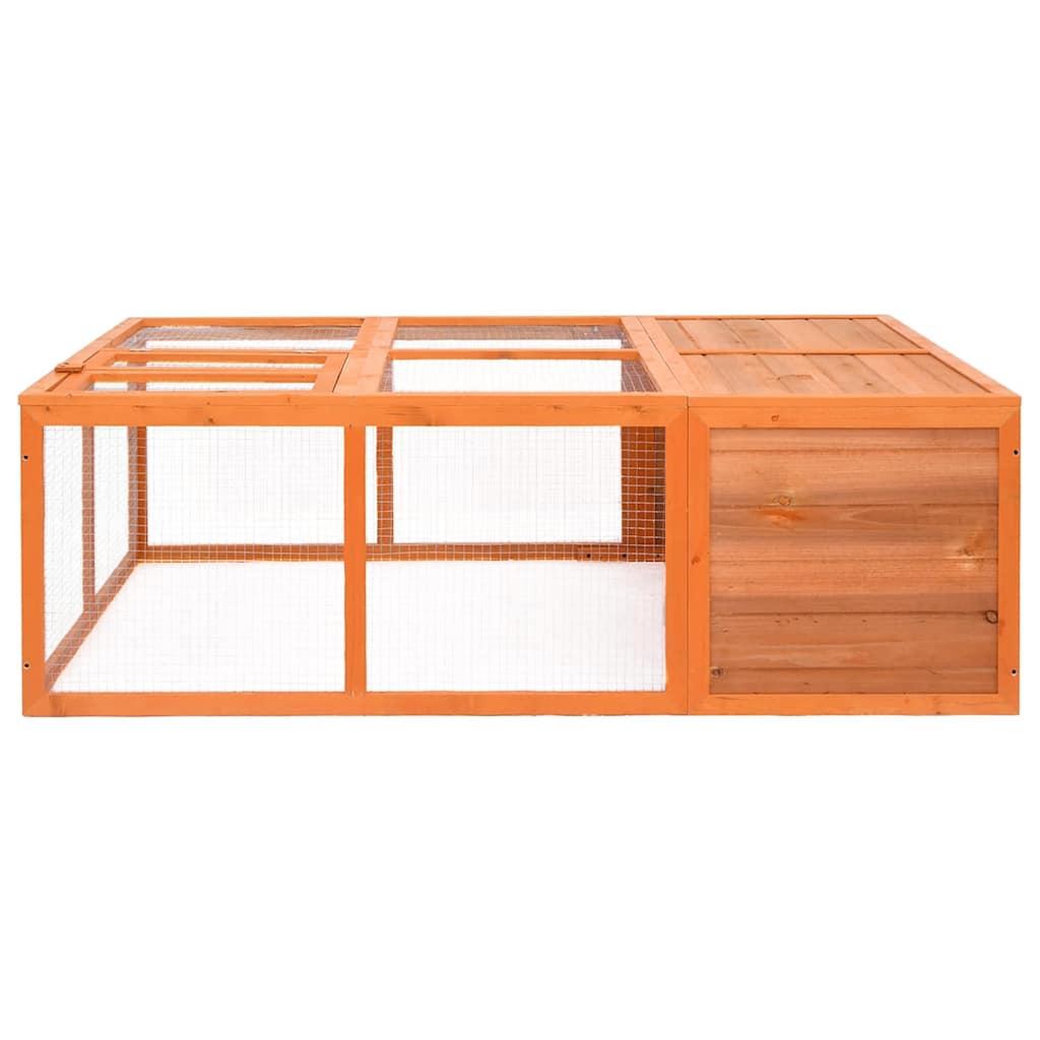 Voir la diapositive 2 : VIDAXL Cage pour animaux de jardin 150x100x50 cm bois de sapin massif