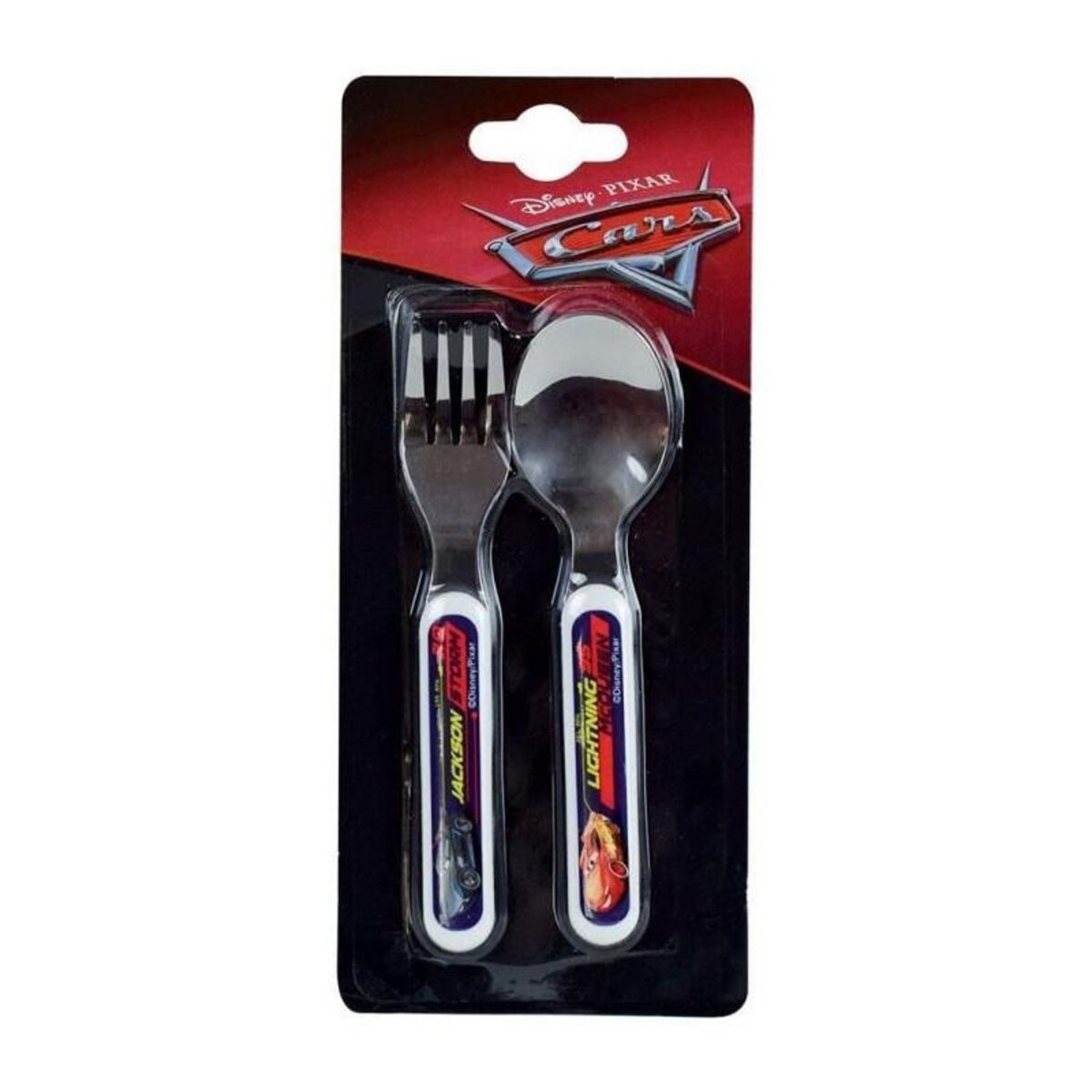 Fun House Lot Vaisselle Disney Cars pour Enfant - FUN HOUSE - 006378 - Verre, Assiette Creuse, Verre avec Paille et 2 Sets de Couverts