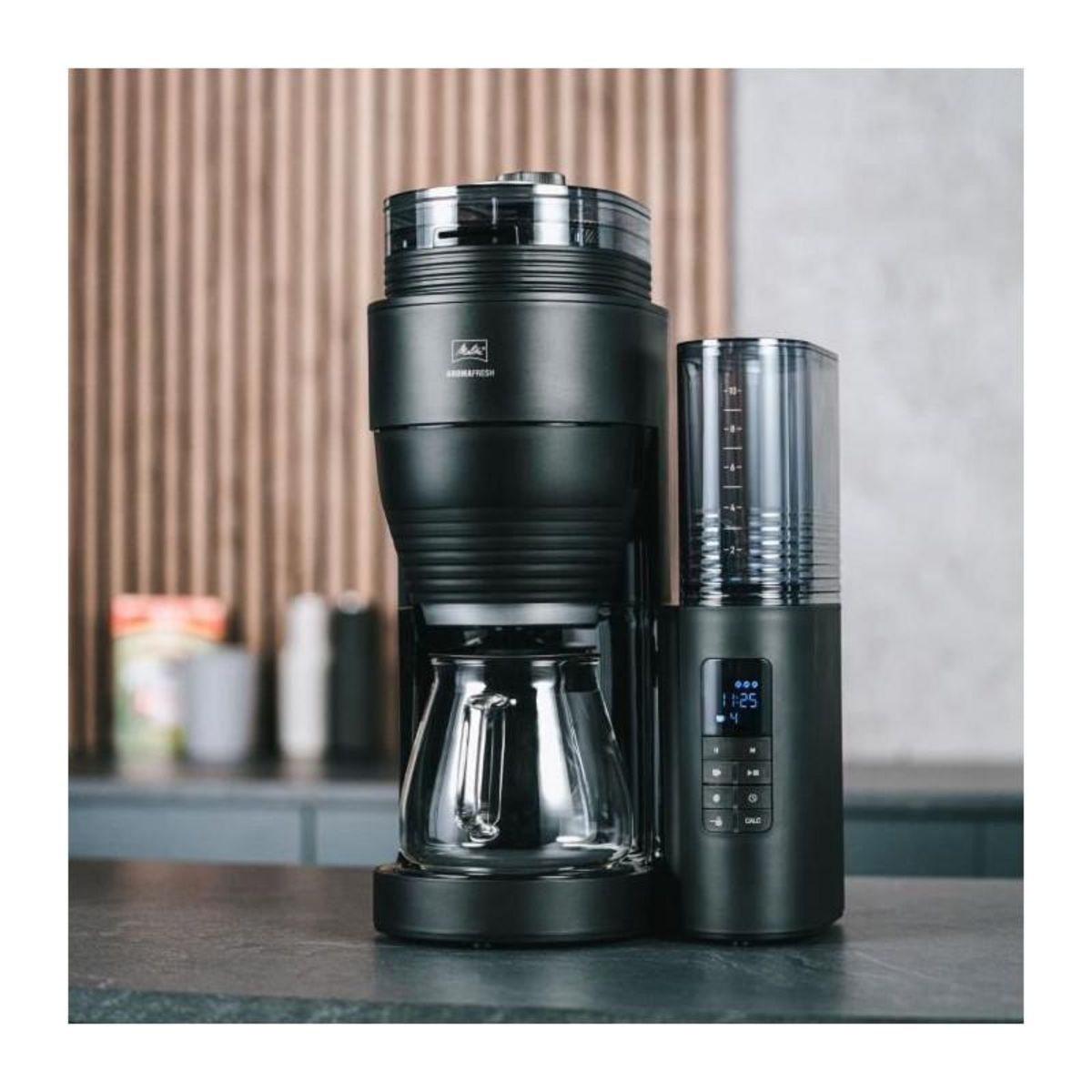 Melitta Cafetiere filtre avec broyeur intégré MELITA AromaFresh II Glass Basic 1030-06