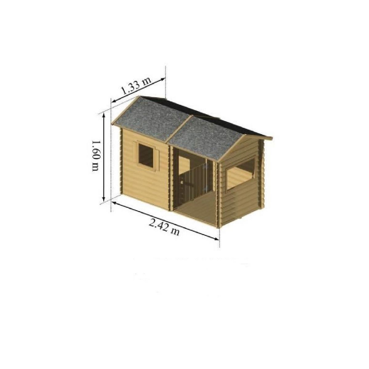 Soulet Maisonnette avec préau ROSANE