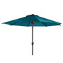 Voir la diapositive 2 : HESPERIDE Parasol droit rond Loompa Bleu canard - 3 m - Hespéride