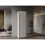 Voir la diapositive 6 : Armoire 2 portes coulissantes 1 miroir L120 cm THIBAULT