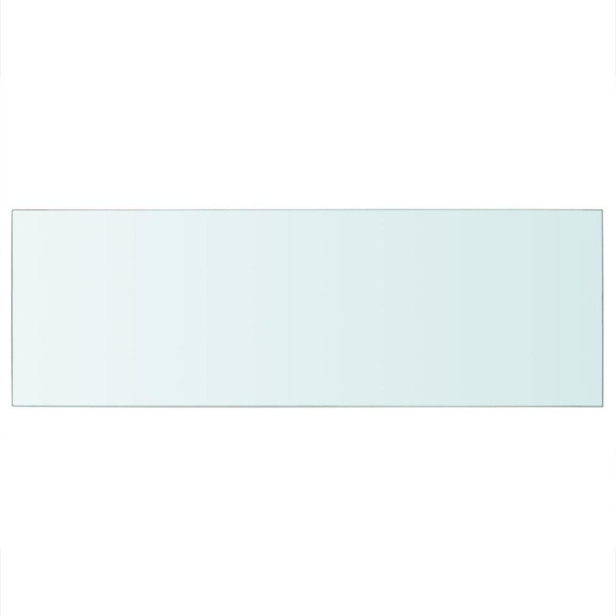 VIDAXL Panneau pour etagere Verre transparent 70 x 25 cm