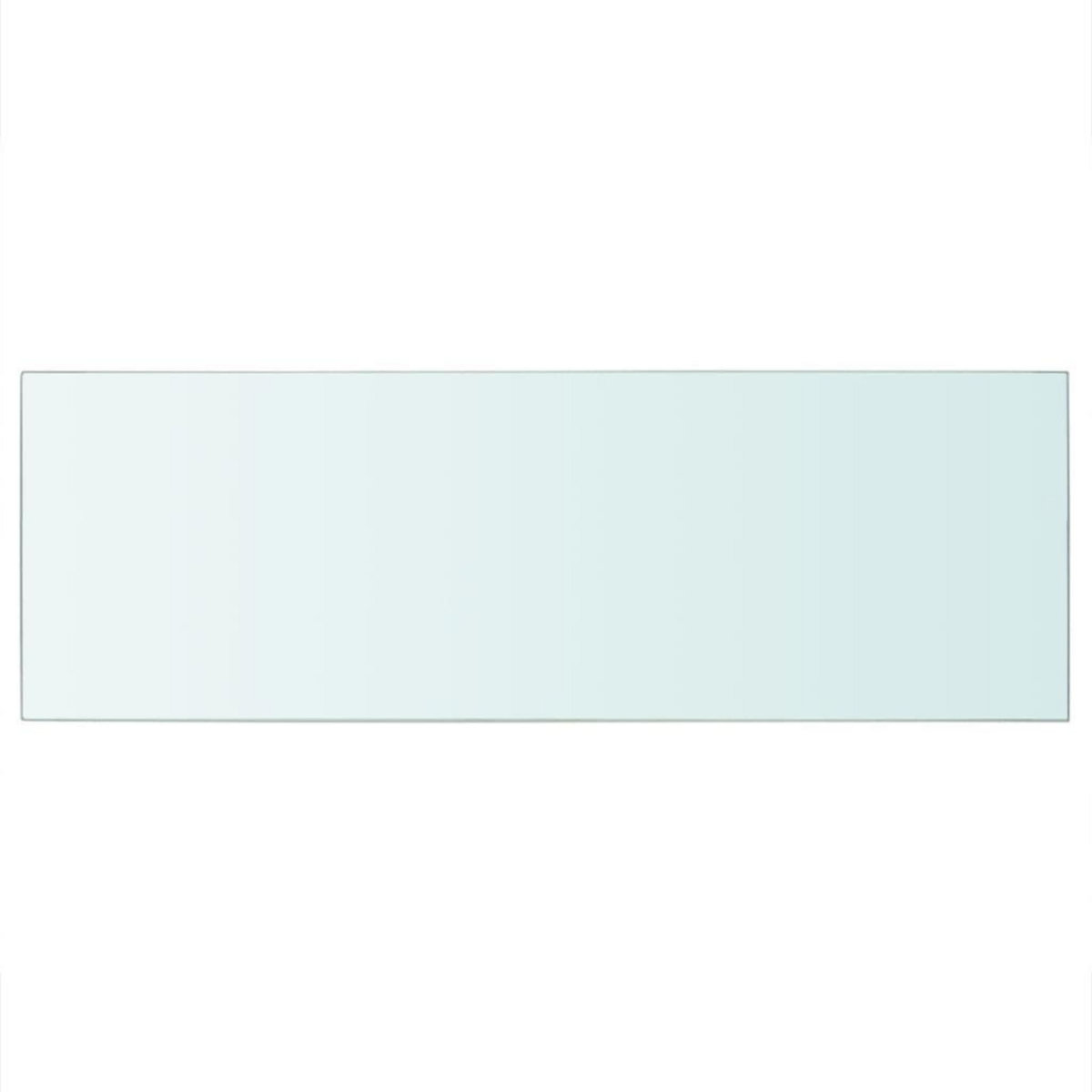 VIDAXL Panneau pour etagere Verre transparent 70 x 25 cm