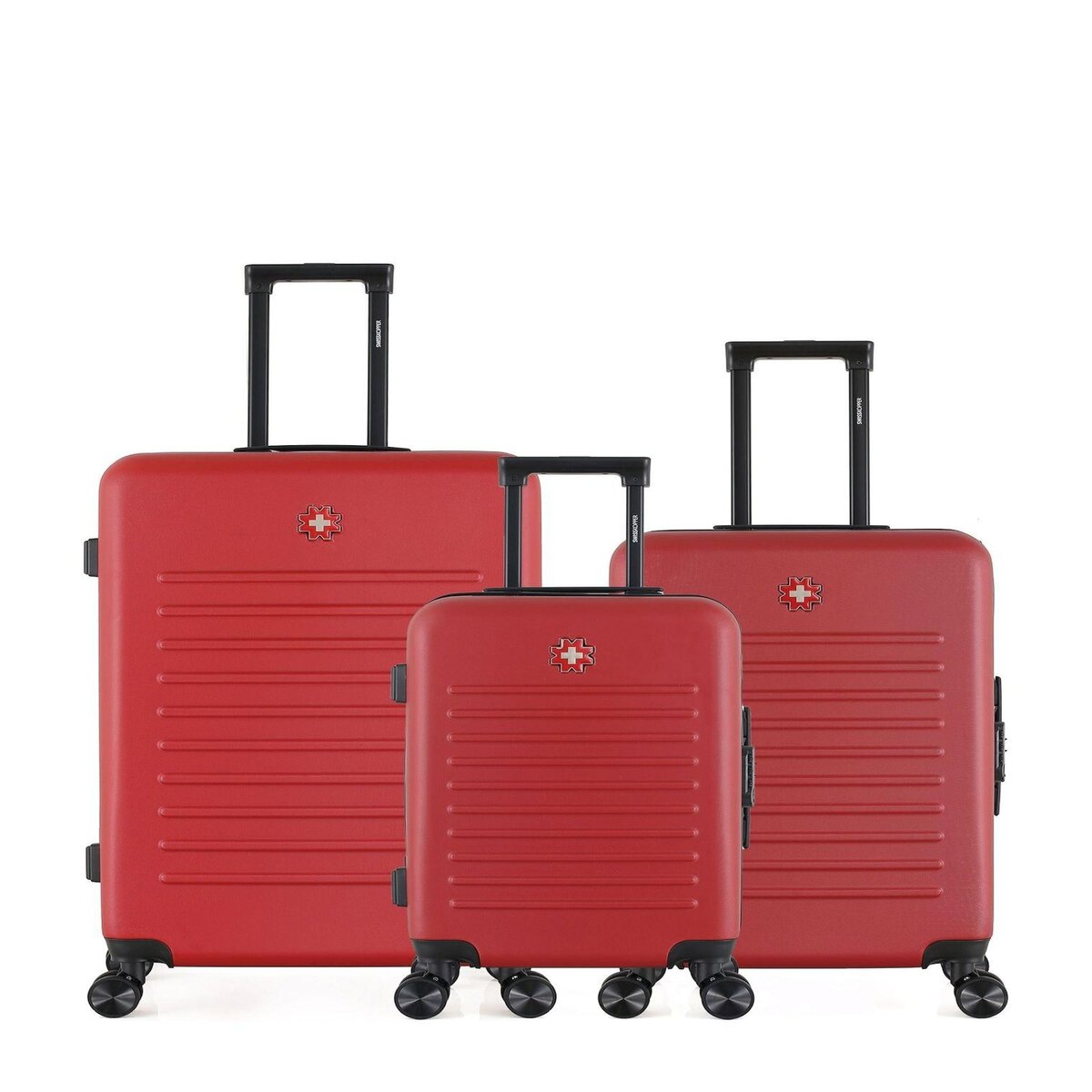 SWISS KOPPER Lot de 3  -  Valise grand format, valise weekend et valise cabine WIL