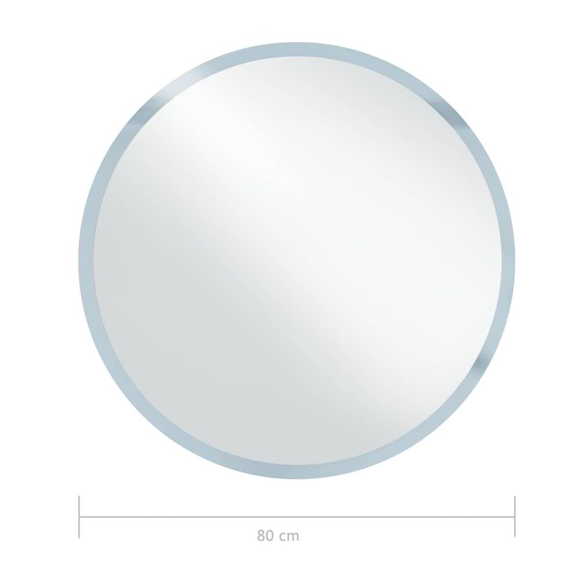 VIDAXL Miroir a LED pour salle de bain 80 cm