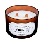 COMPTOIR DE LA BOUGIE Bougie Parfumée en Verre  Snow  470g Ambre