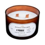 Voir la diapositive 1 : COMPTOIR DE LA BOUGIE Bougie Parfumée en Verre  Snow  470g Ambre