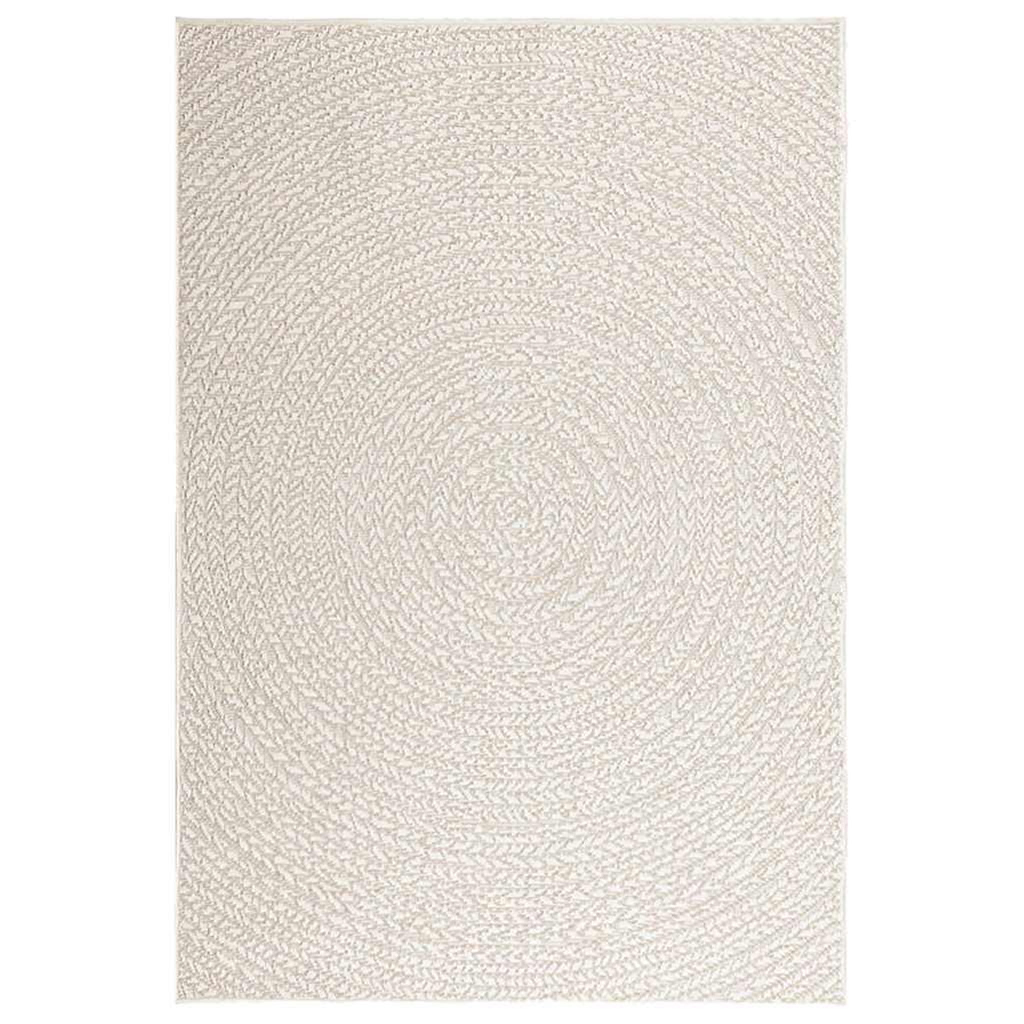 Voir la diapositive 3 : VIDAXL Tapis ZIZUR creme 120x170 cm aspect de jute interieur exterieur