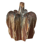 Paris Prix Vase Déco en Céramique  Naga  30cm Rouille