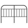 Voir la diapositive 4 : VIDAXL Tete de lit metal noir 140 cm