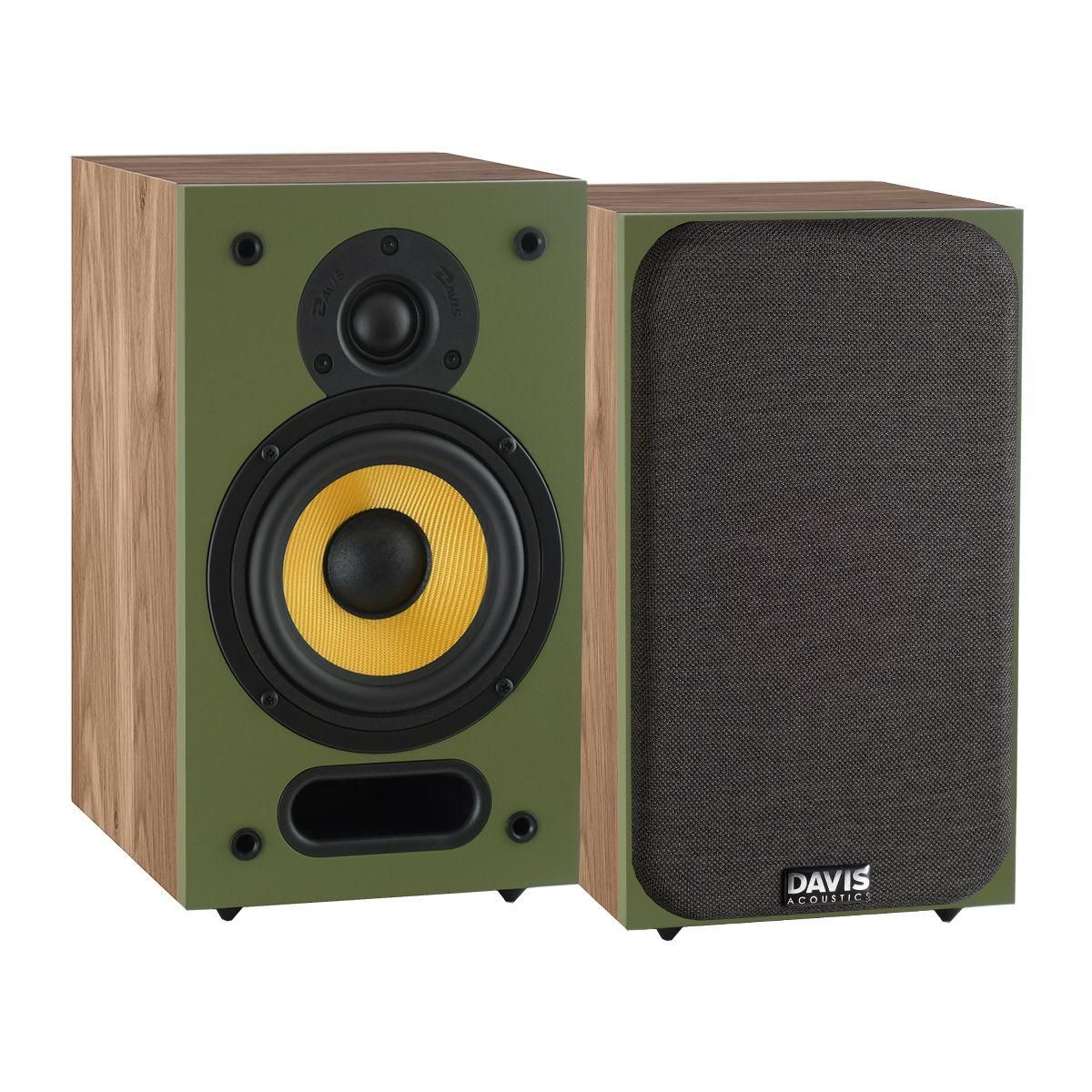 Davis Enceinte bibliothèque ARIANE 1 Vert Chene Clair x2