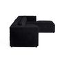 Voir la diapositive 3 : LISA DESIGN Stella - canapé d'angle droit - 4 places - en fausse fourrure