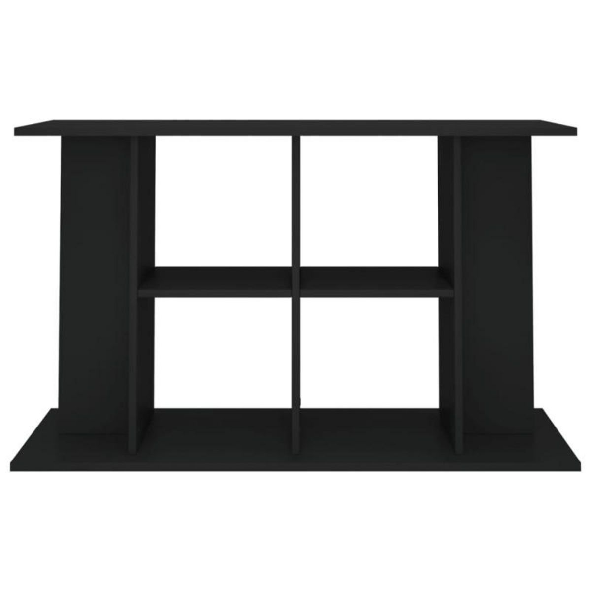 VIDAXL Support pour aquarium noir 100x40x60 cm bois d ingénierie