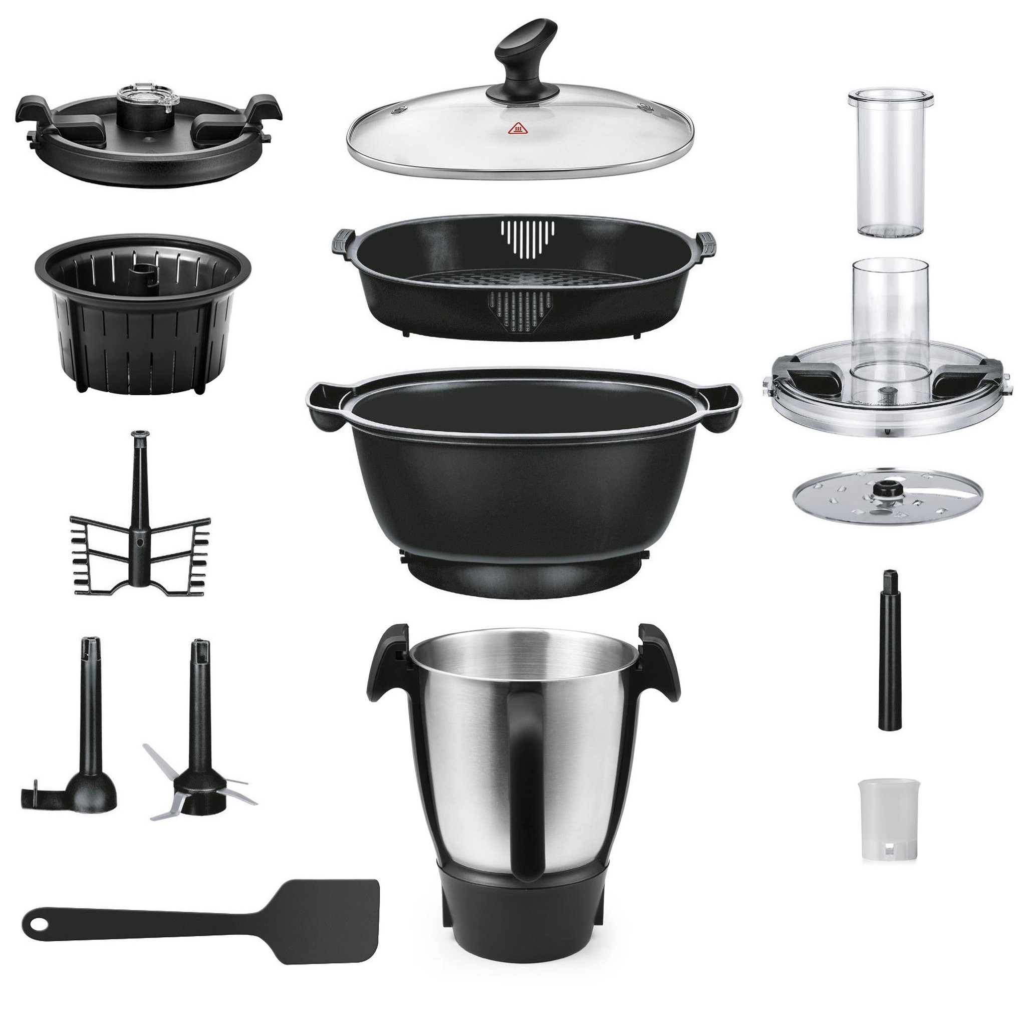 Voir la diapositive 2 : Robby Robot cuiseur multifonctions avec balance intégrée et écran tactile +680 recettes - ROBICOOK