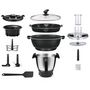 Voir la diapositive 2 : Robby Robot cuiseur multifonctions avec balance intégrée et écran tactile +680 recettes - robicook
