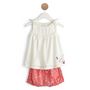 Voir la diapositive 1 : IN EXTENSO Ensemble débardeur + short bébé fille
