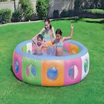 Habitat et Jardin Piscine gonflable multicolore avec fenêtres - Ø 196 x 53 cm