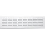 CENTRALE BRICO Grille d'aération aluminium anodisé, L.30 x l.8 cm