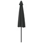 Voir la diapositive 5 : VIDAXL Parasol de balcon et mat en aluminium Anthracite 300x155cm Demi