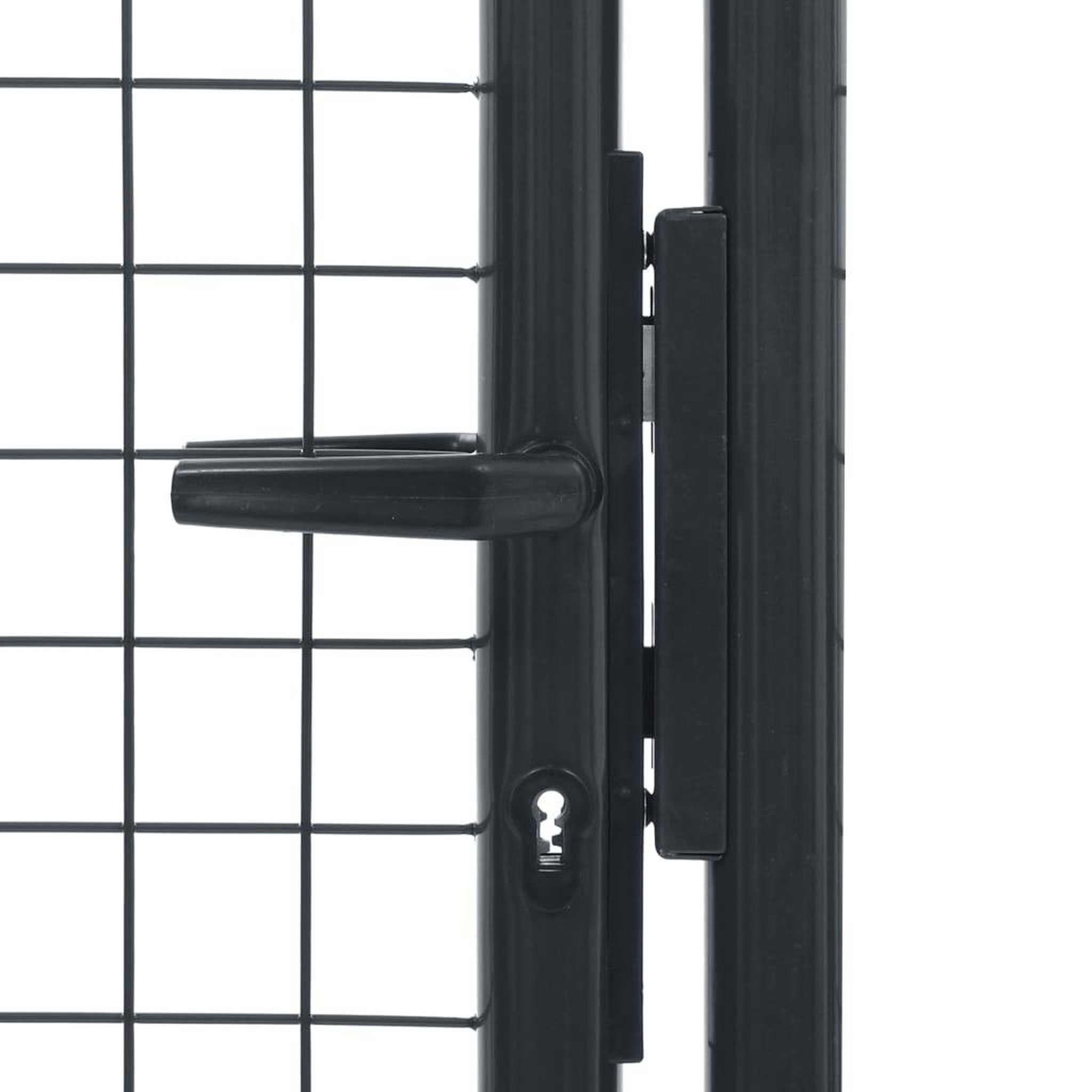 Voir la diapositive 3 : VIDAXL Portail en maille de jardin Acier galvanise 100 x 175 cm Gris
