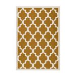 Paris Prix Tapis Vintage à Poils Courts  Manolya  Or & Ivoire. Coloris disponibles : Jaune