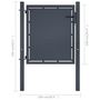 Voir la diapositive 4 : VIDAXL Portail de jardin Acier 100 x 100 cm Anthracite