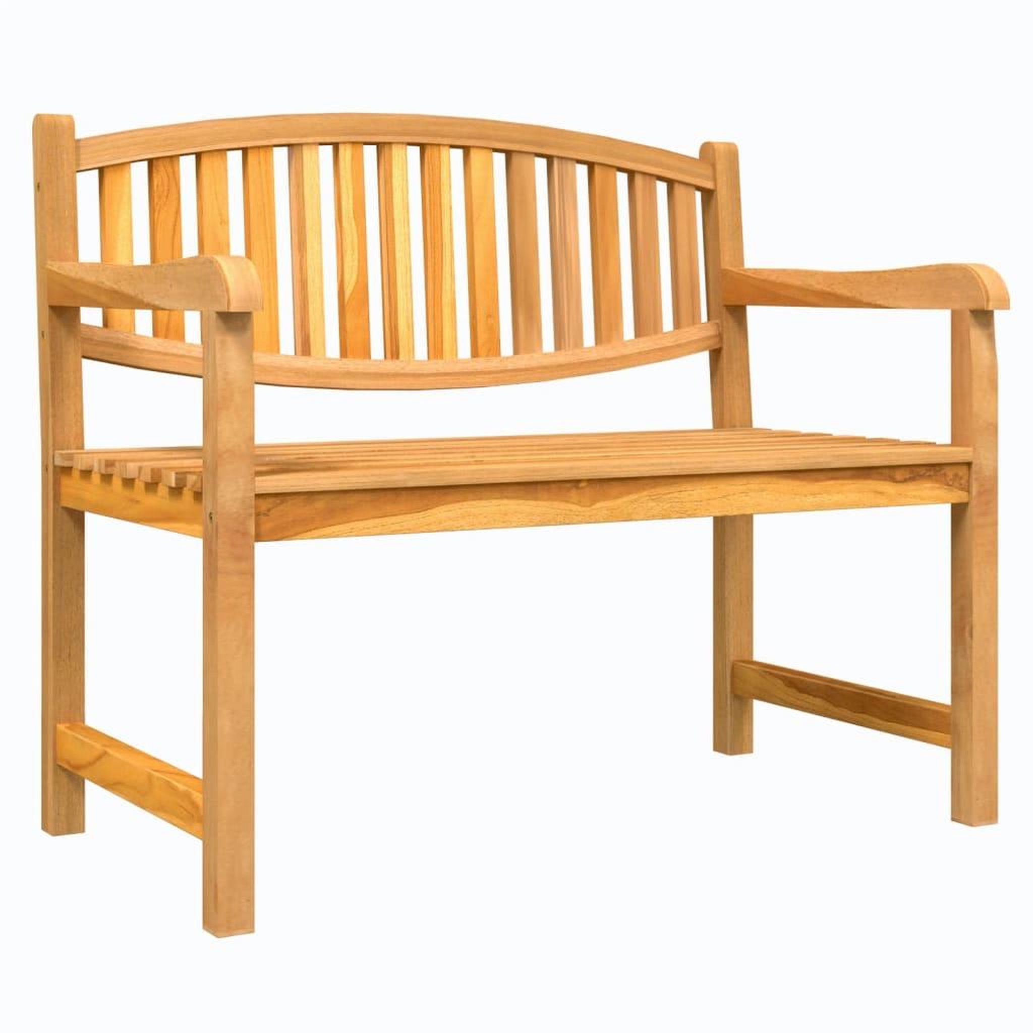 Voir la diapositive 2 : VIDAXL Banc de jardin 114x59x87 cm bois de teck solide