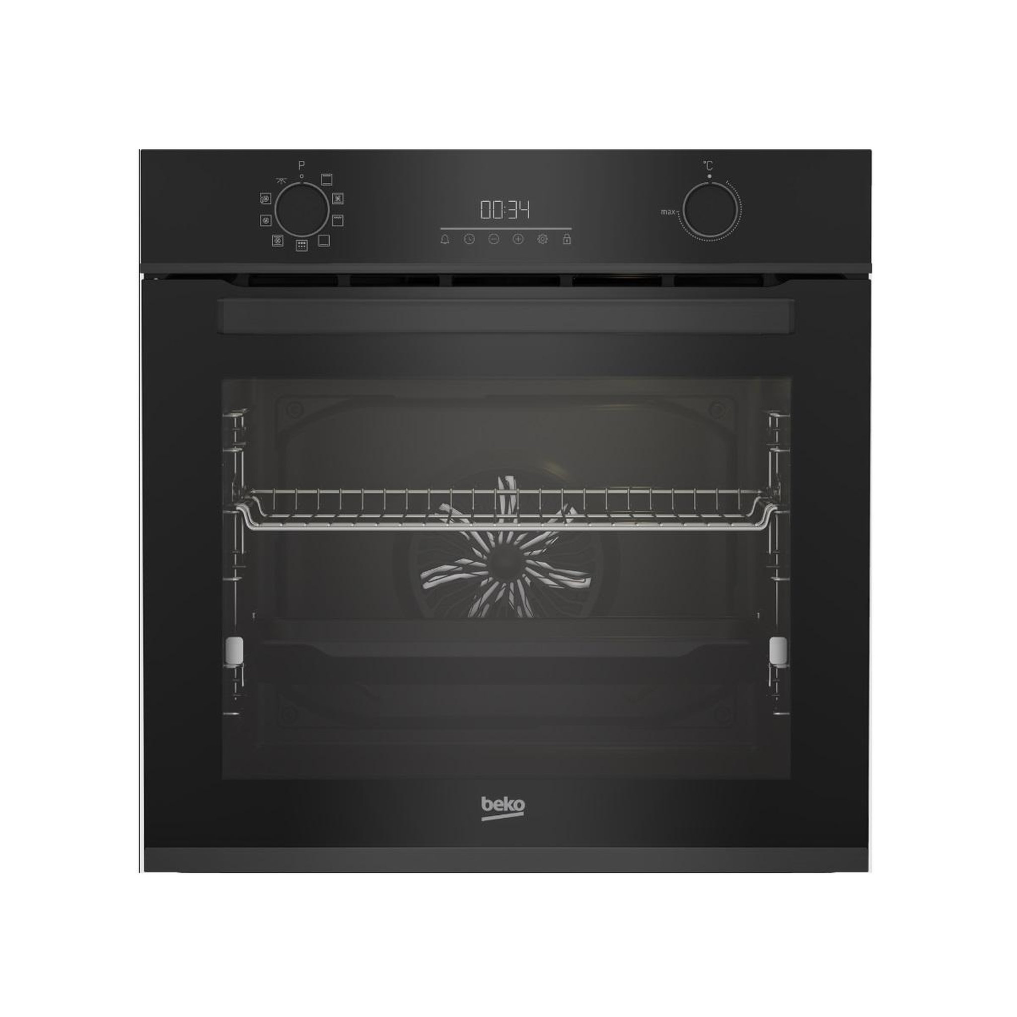 Beko Four intégrable 72l 60cm a  pyrolyse noir - BBIM13300DXPSE-1