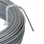 Voir la diapositive 3 : LINXOR Fil de tension en acier galvanisé pour grillage ou autre - 50 m x 2.4mm Ø - Gris