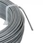 Voir la diapositive 3 : LINXOR Fil de tension en acier galvanisé pour grillage ou autre - 50 m x 2.4mm Ø - Gris