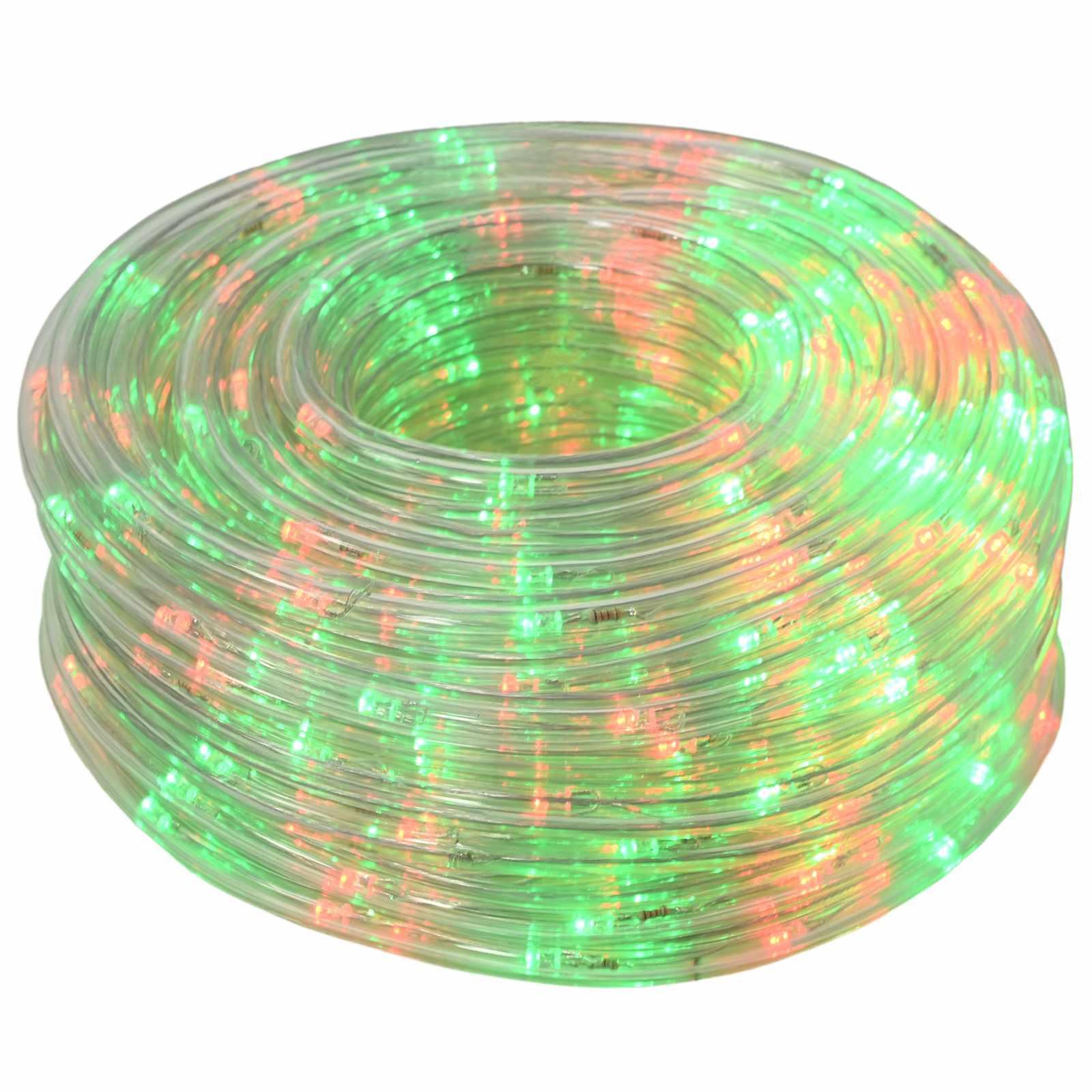 VIDAXL Cordon lumineux LED de Noël 240 LED Rouge & Vert 10 m