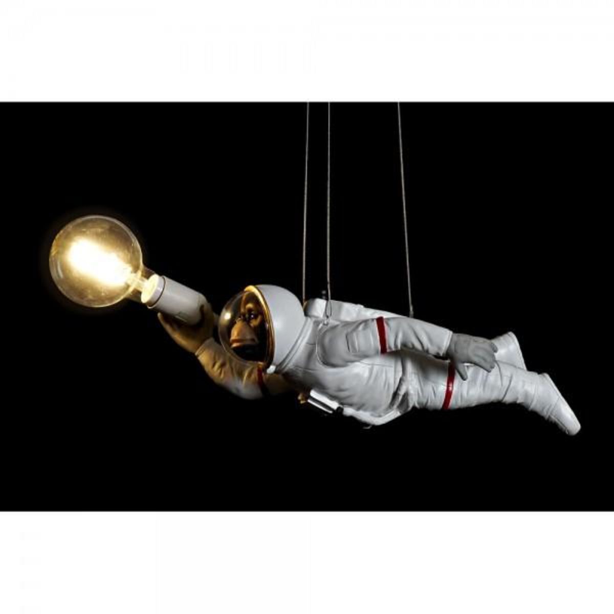 MARKET24 Suspension DKD Home Decor Noir Blanc Résine 220 V 50 W (46 x 14.5 x 20 cm) (2 pcs)