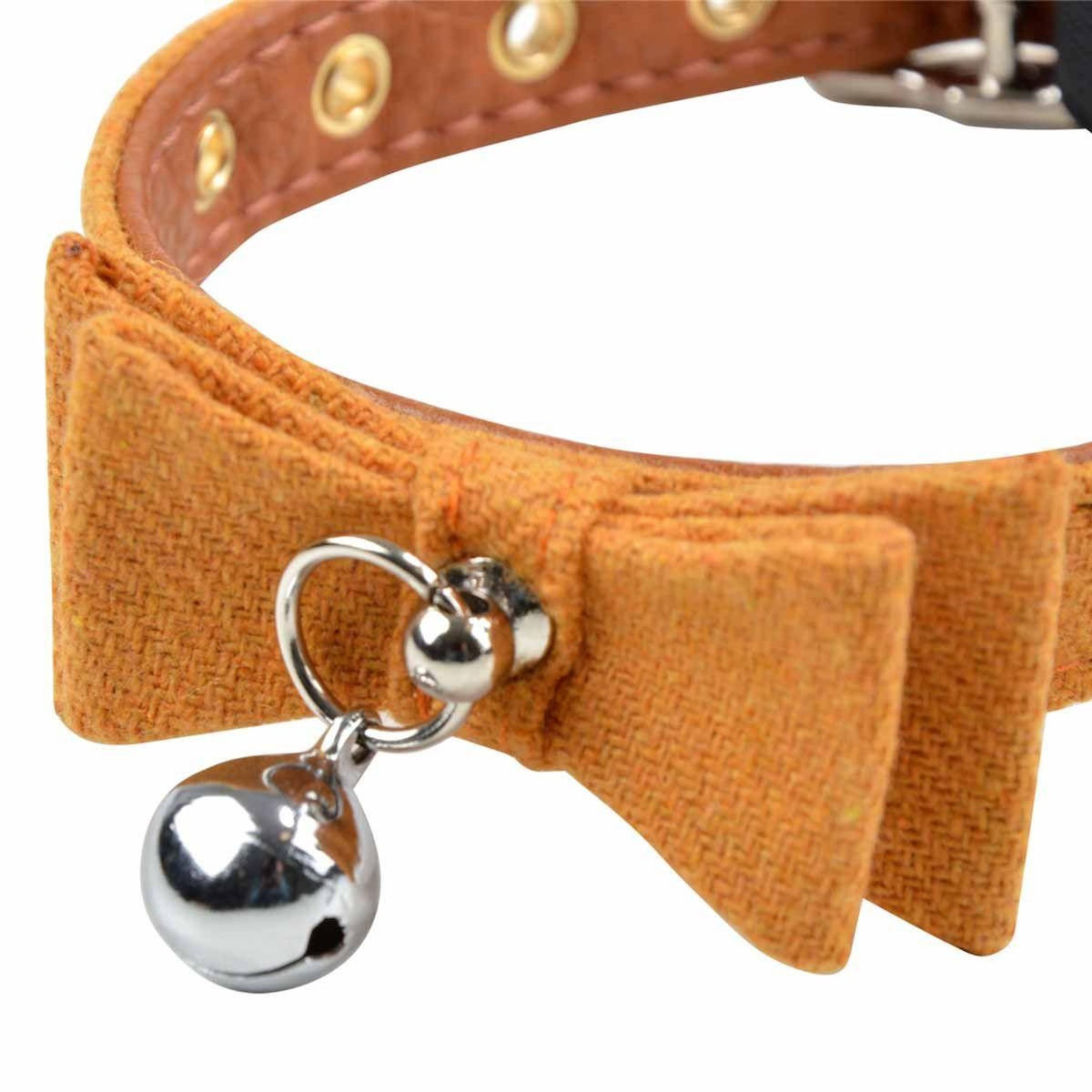 Paris Prix Collier pour Chat  Anti Etranglement  27cm Moutarde