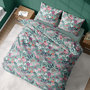 Voir la diapositive 6 : Home collection Parure housse de couette coton bio 57fils/cm-flore