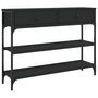 Voir la diapositive 2 : VIDAXL Table console noir 100x25x75 cm bois d'ingenierie