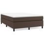 Voir la diapositive 2 : VIDAXL Cadre de lit sans matelas marron 140x190 cm similicuir