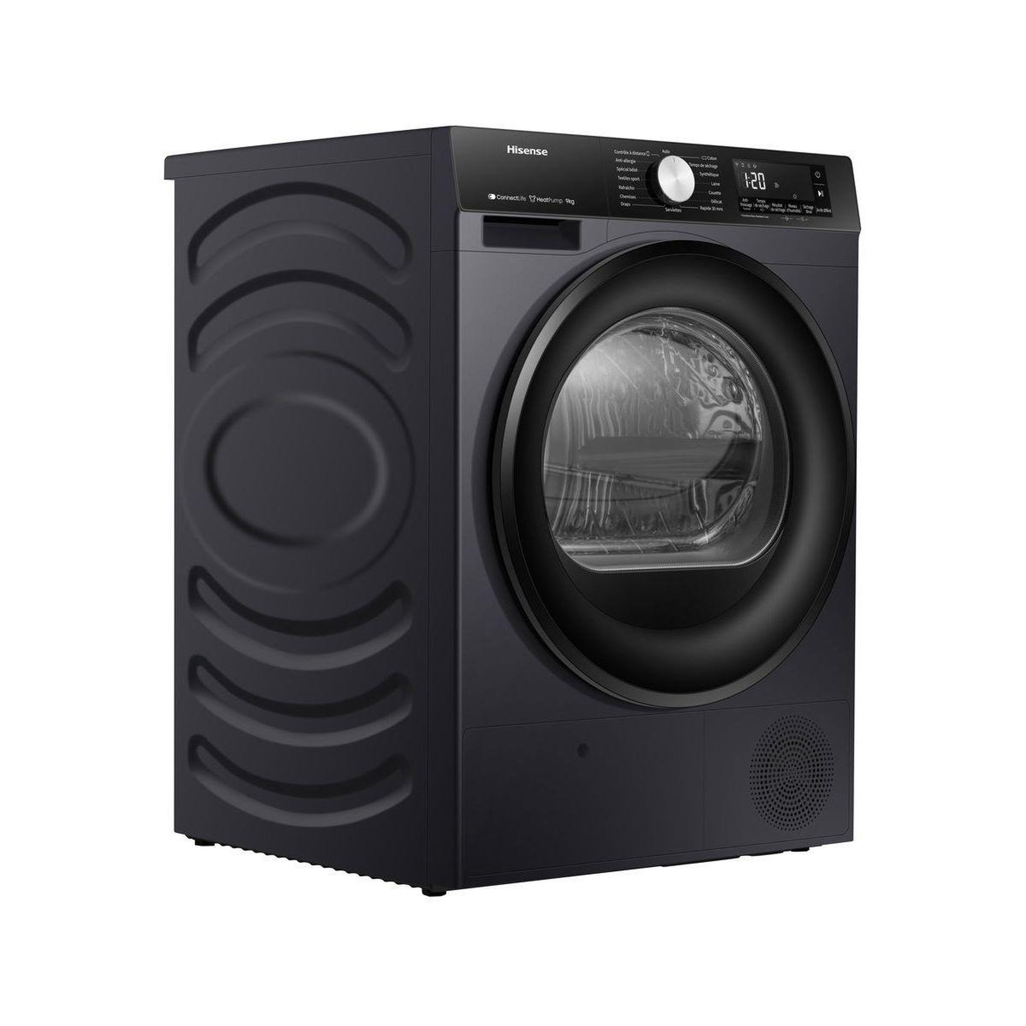 Voir la diapositive 5 : Hisense Sèche linge pompe à chaleur DH3S902BB3