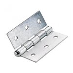 CENTRALE BRICO Lot de 2 charnières universel acier pour meuble, L.68 x l.76 mm