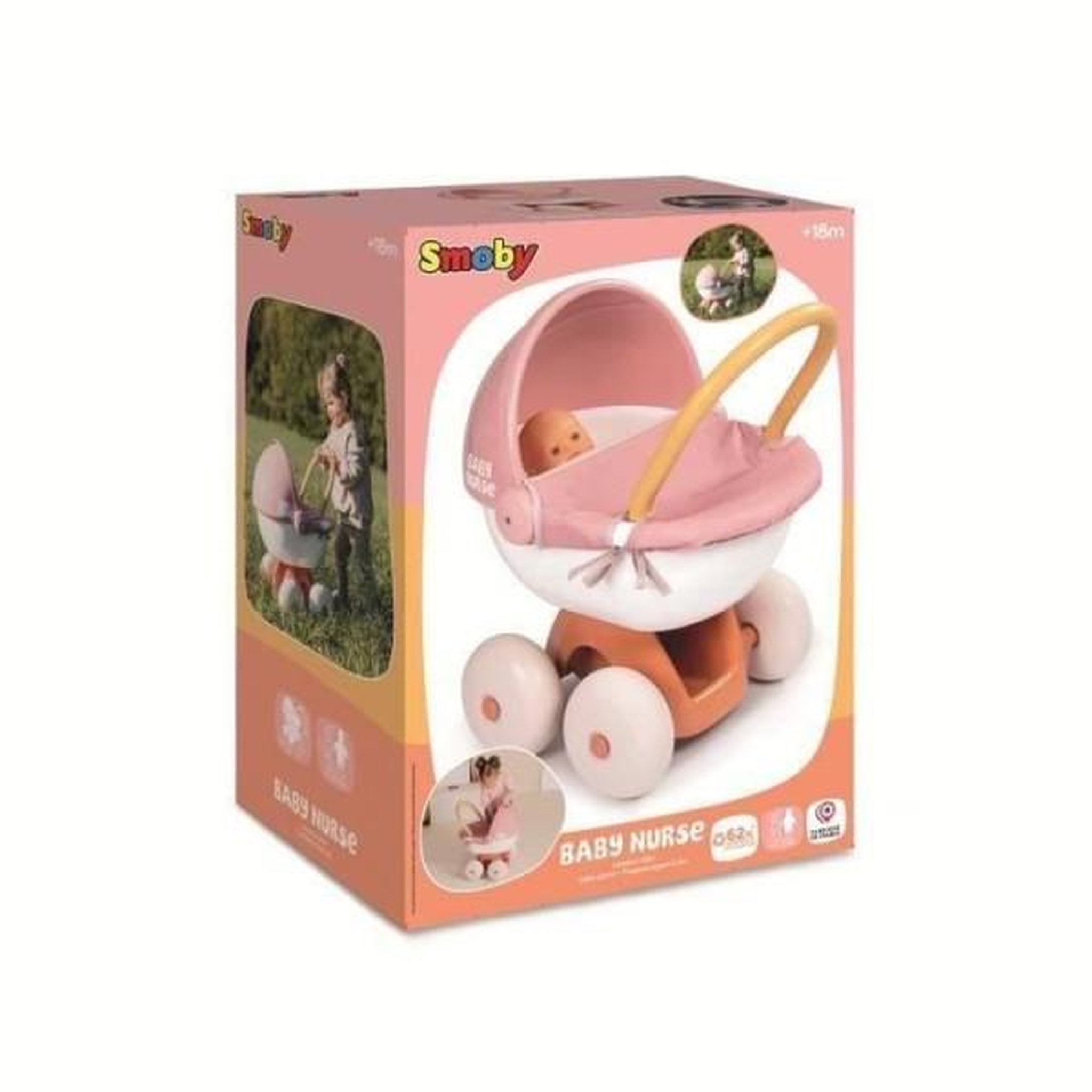 Voir la diapositive 4 : SMOBY Landau pour poupées Smoby multicolore