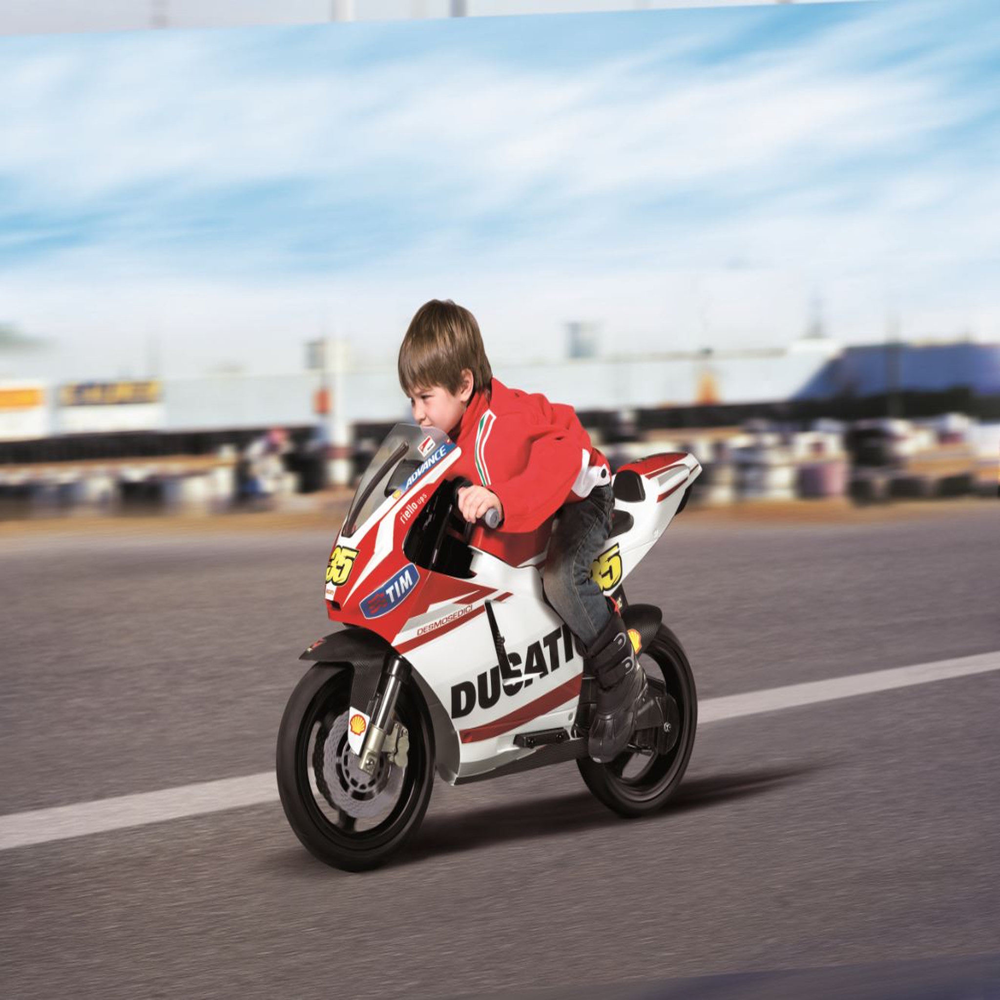 Voir la diapositive 3 : PEG PEREGO Moto électrique Ducati GP