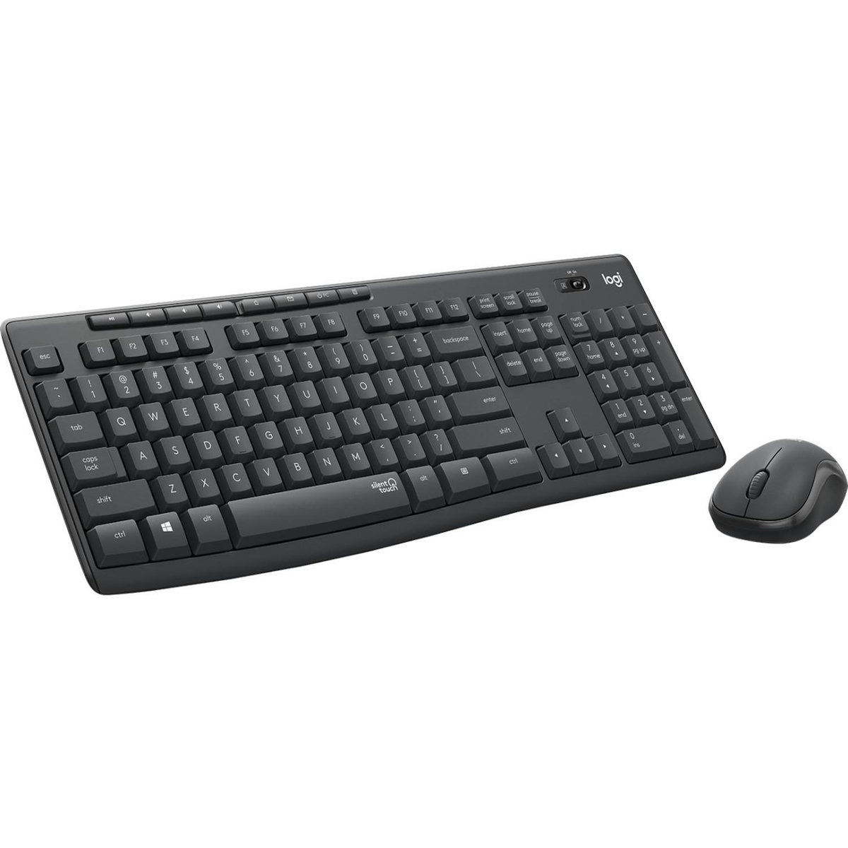 Logitech Logitech MK295 Silent Wireless Combo clavier Souris incluse USB QWERTY US International Graphite