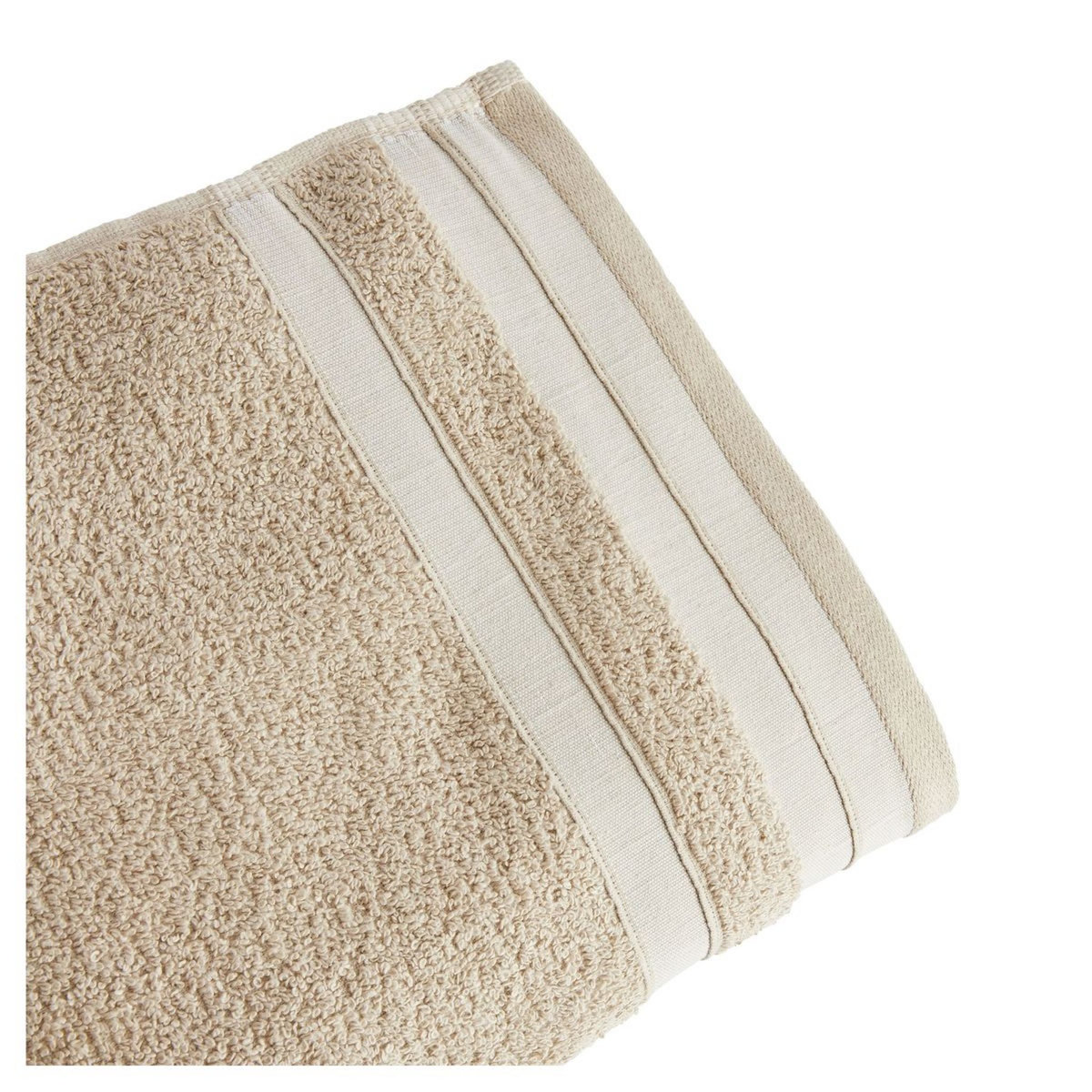 ACTUEL Serviette invité unie en polycoton recyclé 450gsm