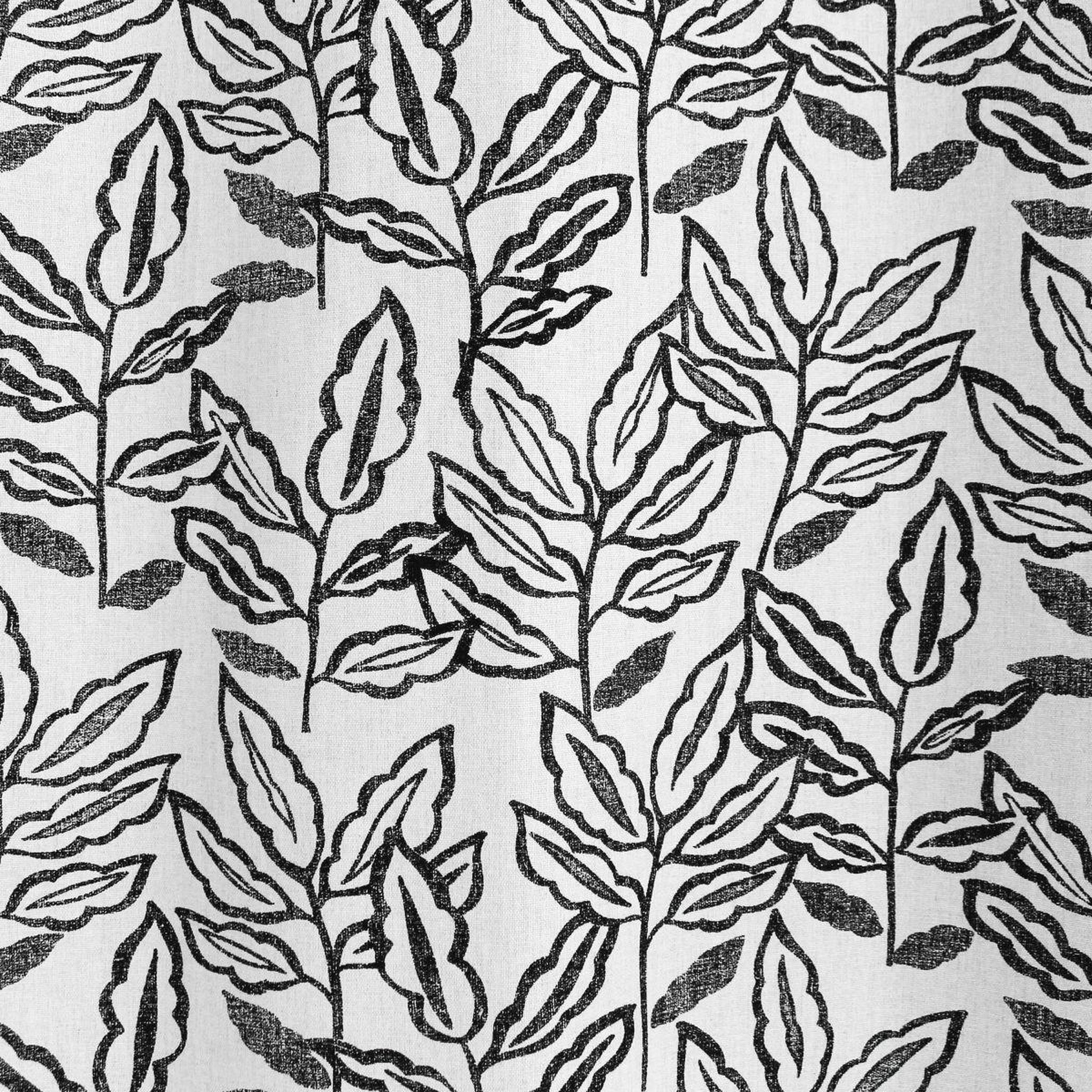Voir la diapositive 3 : ENJOY HOME Rideau à œillets imprimé  lodge  140x240cm écru & noir
