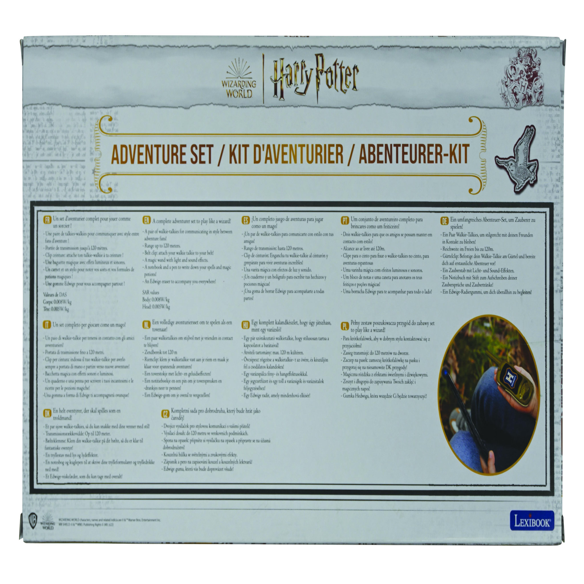 Voir la diapositive 6 : Lexibook Kit d'aventurier Harry Potter