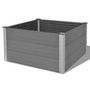 Voir la diapositive 3 : VIDAXL Lit sureleve de jardin WPC 100x100x54 cm Gris