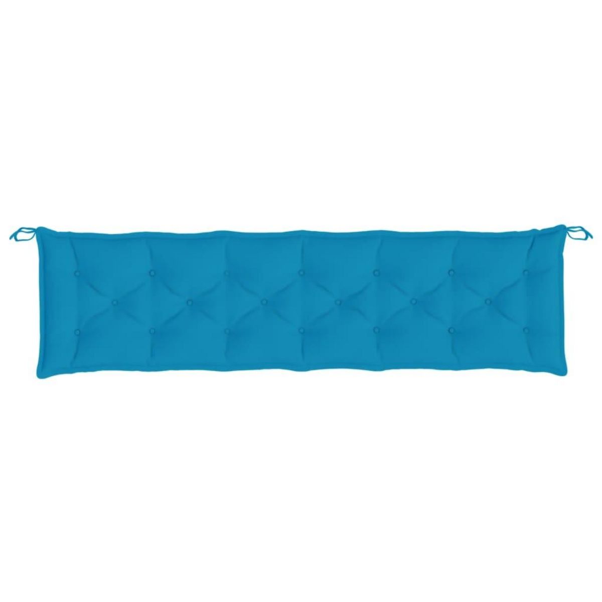 VIDAXL Coussin de banc de jardin bleu clair 200x50x7 cm tissu oxford