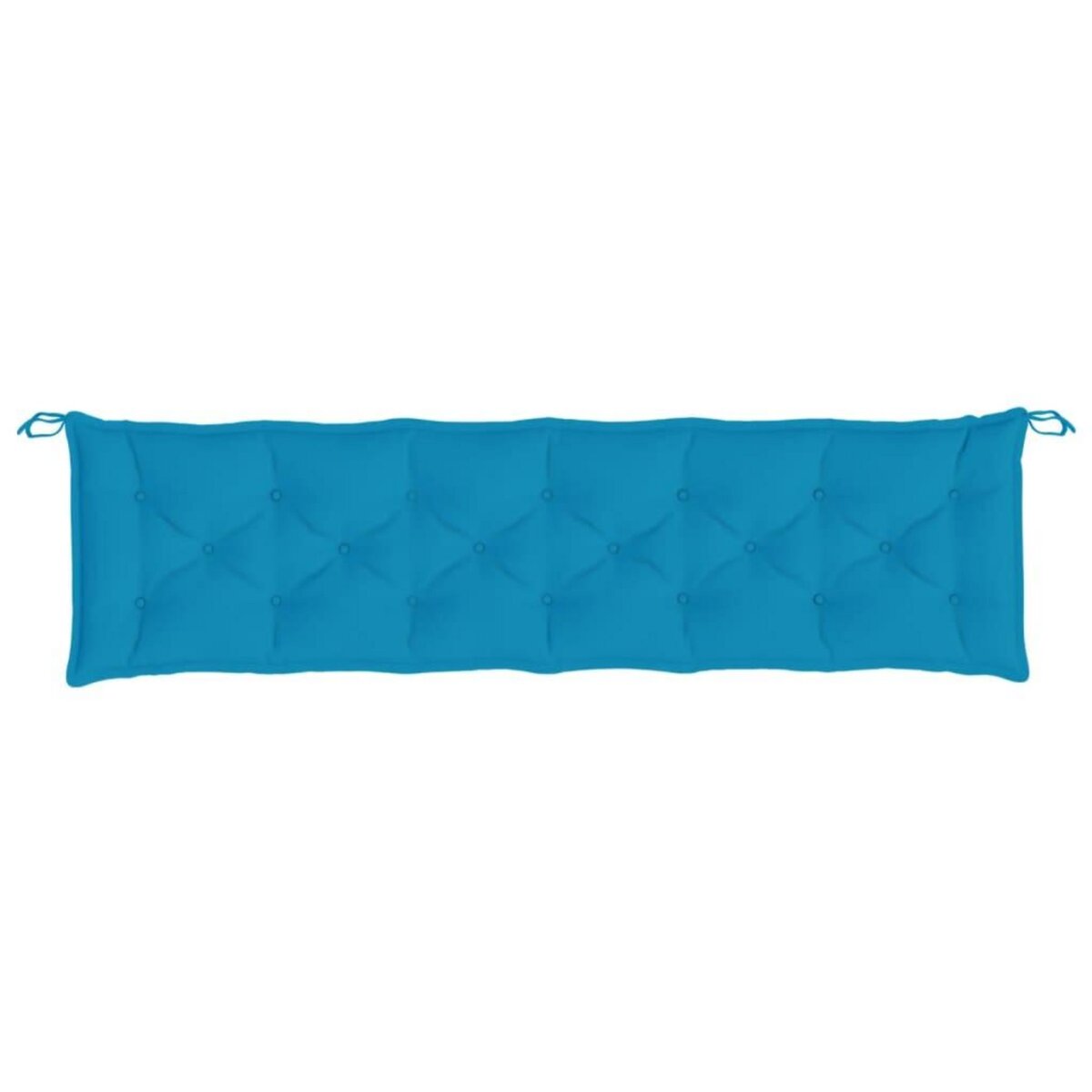 VIDAXL Coussin de banc de jardin bleu clair 200x50x7 cm tissu oxford