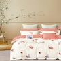Voir la diapositive 1 : Home collection Parure housse de couette 100 % coton 57 fils Brévine