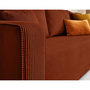 Voir la diapositive 4 : BEST MOBILIER Topaze - canapé 3 places - convertible avec coffre - en velours côtelé